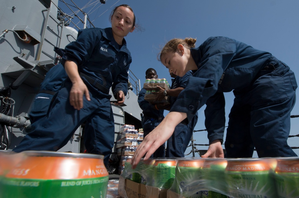 USS Mason replenishment