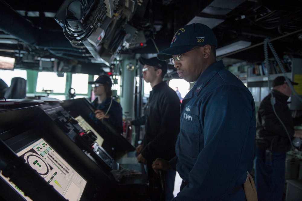 USS Stout prepares for arrival in Split, Croatia