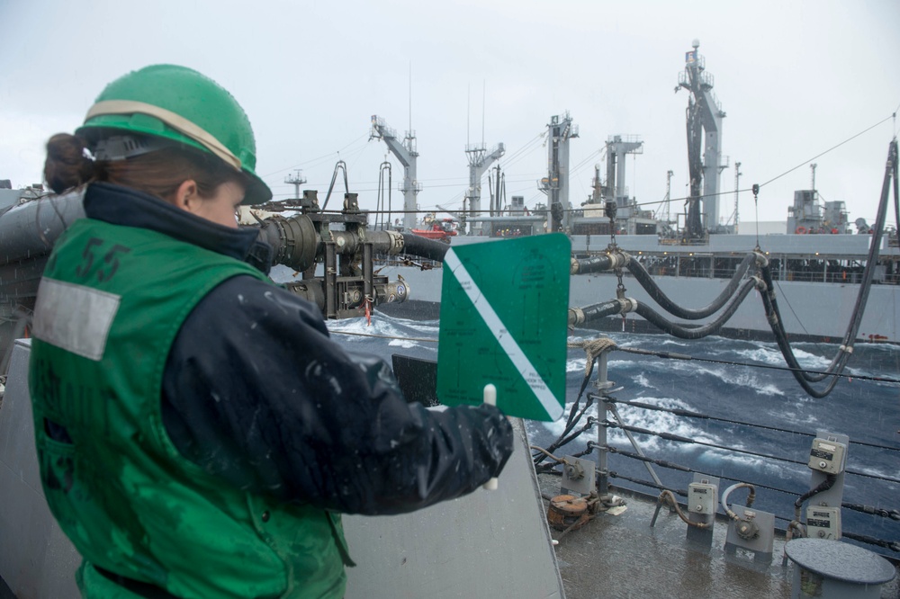 USS Stout replenishment