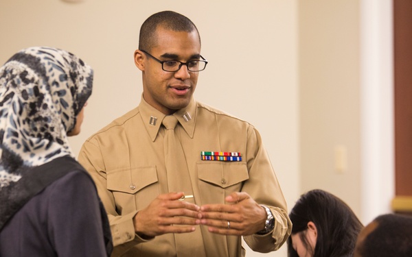 Marines Conduct Leadership Workshop at VCU
