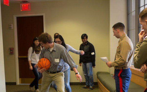Marines Conduct Leadership Workshop at VCU