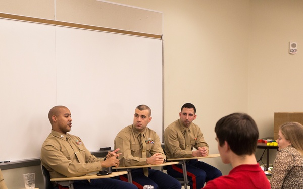 Marines Conduct Leadership Workshop at VCU