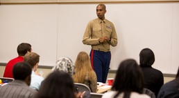 Marines Conduct Leadership Workshop at VCU