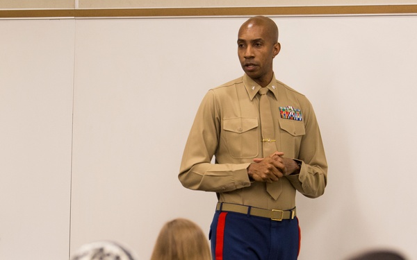 Marines Conduct Leadership Workshop at VCU
