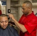 22nd MEU Marines cut hair