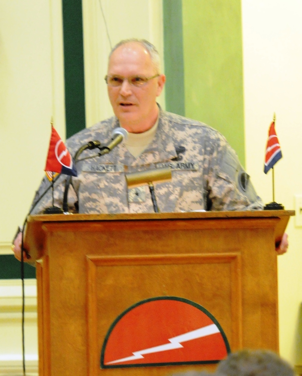 Brig. Gen. Bruce Hackett promotion