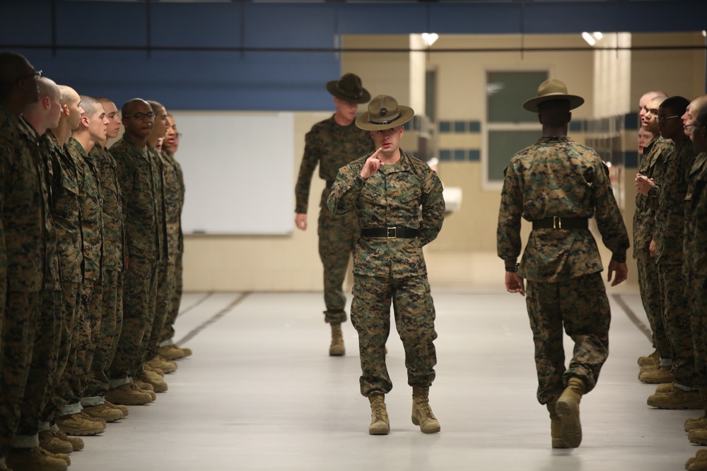 DVIDS - Images - Photo Gallery: Wide awake at 4 a.m., Marine recruits ...