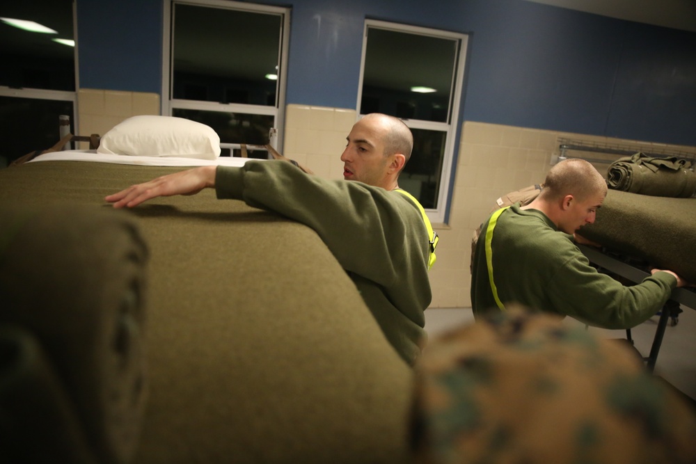 Photo Gallery: Wide awake at 4 a.m., Marine recruits begin each day with rushed routine on Parris Island