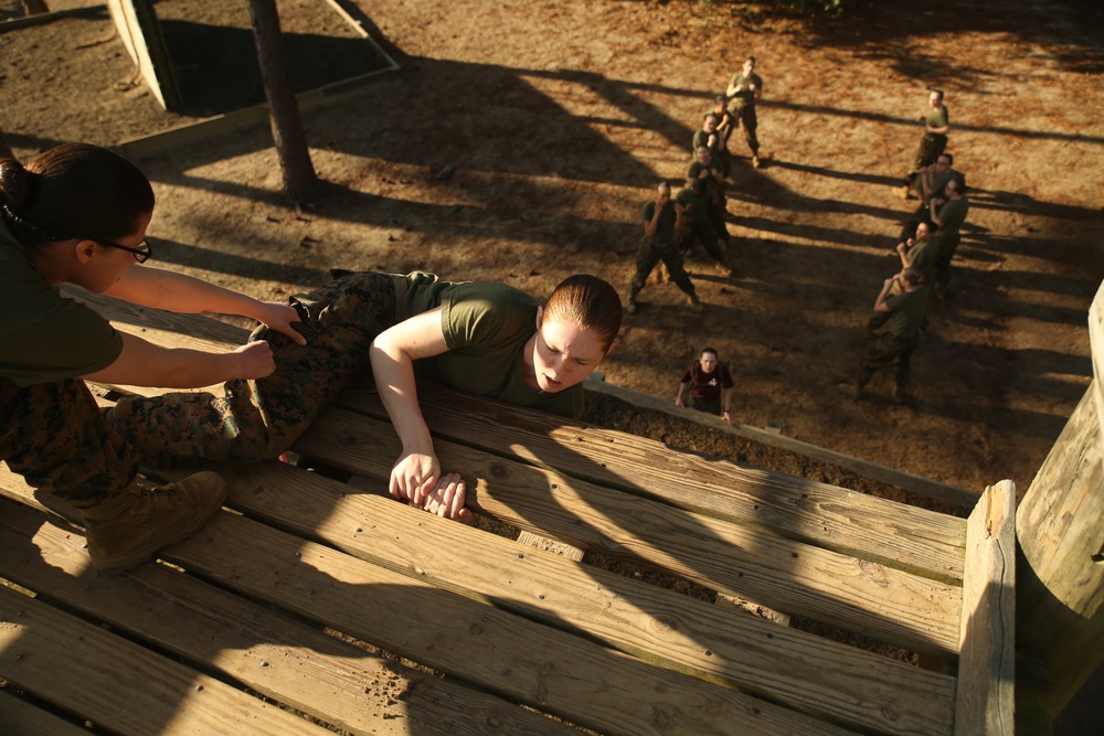 Photo Gallery: Marine recruits strive for confidence on Parris Island course