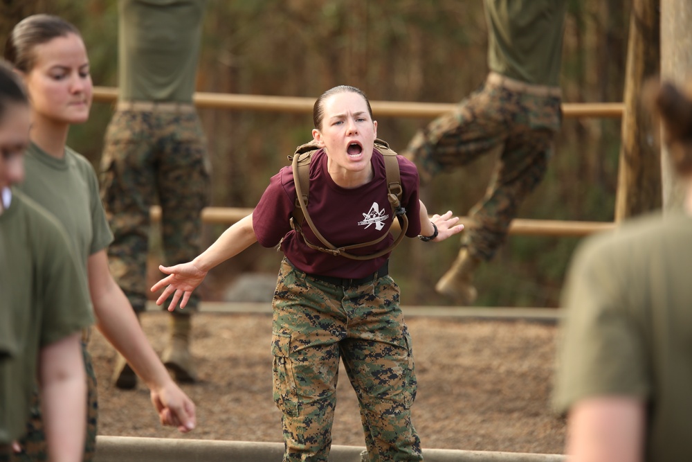 Photo Gallery: Marine recruits strive for confidence on Parris Island course
