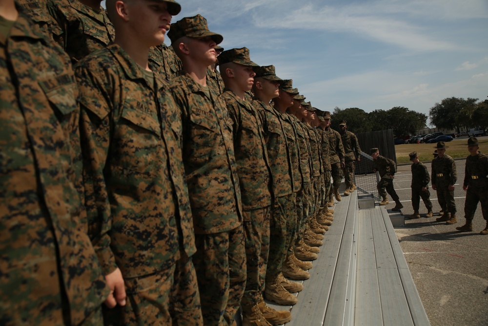 Photo Gallery: Recruits' platoons pose for keepsake photos on Parris Island