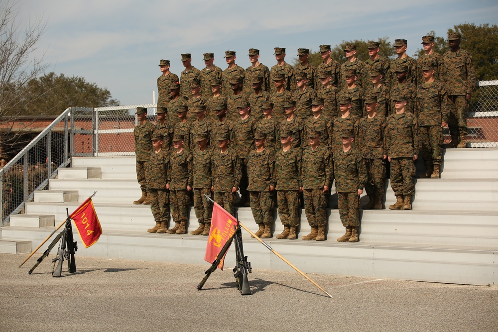 Photo Gallery: Recruits' platoons pose for keepsake photos on Parris Island