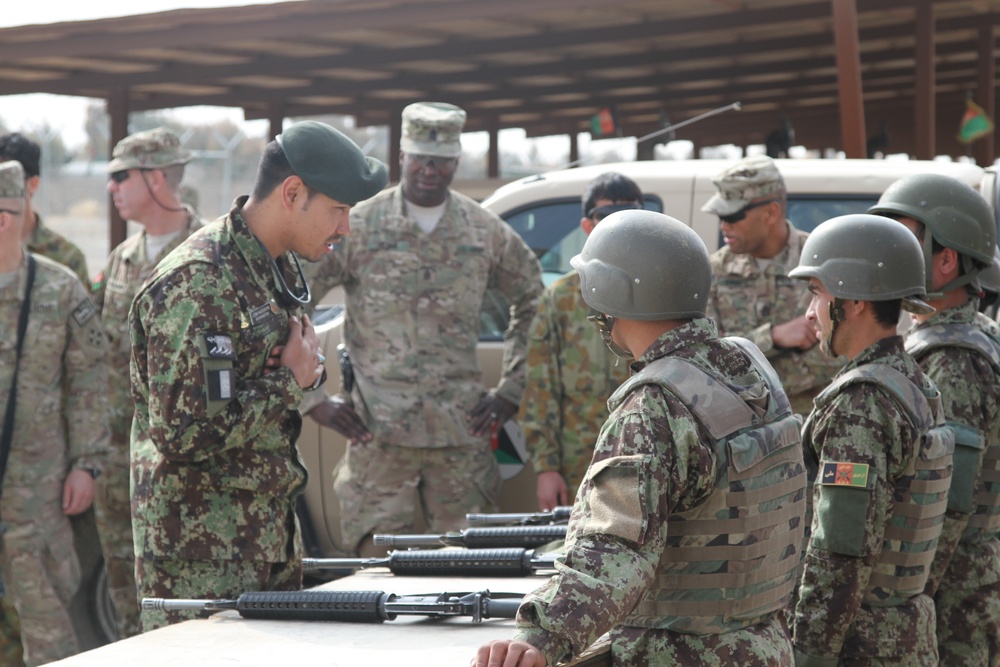 Senior Afghan and coalition enlisted advisors visit RC-South
