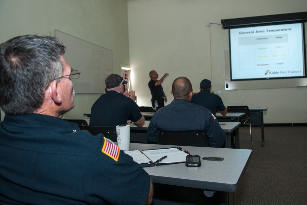 Firefighters receive instructor training