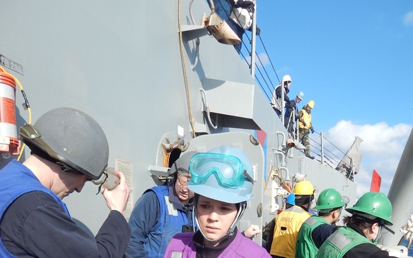 USS James E. Williams replenishment