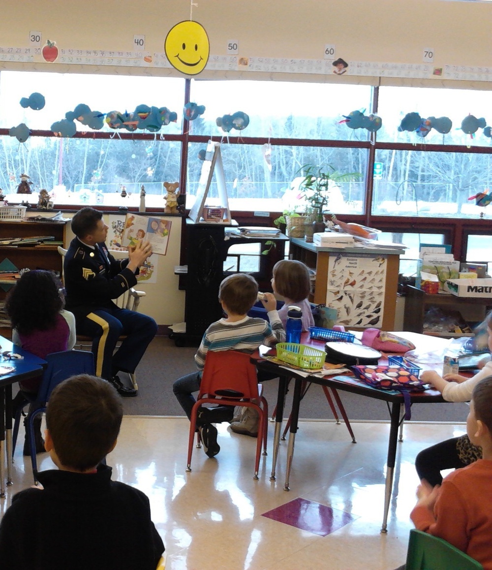 Staff Sgt. Stoddard supports Read Across America