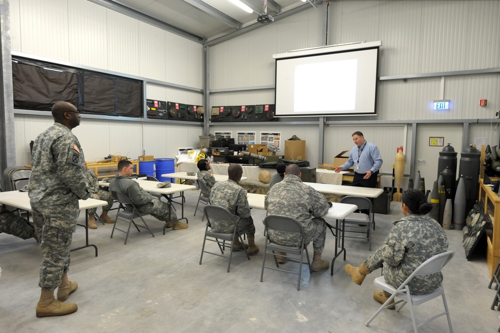 Improvised Explosive Device (IED) Awareness Class, Grafenwoehr Germany