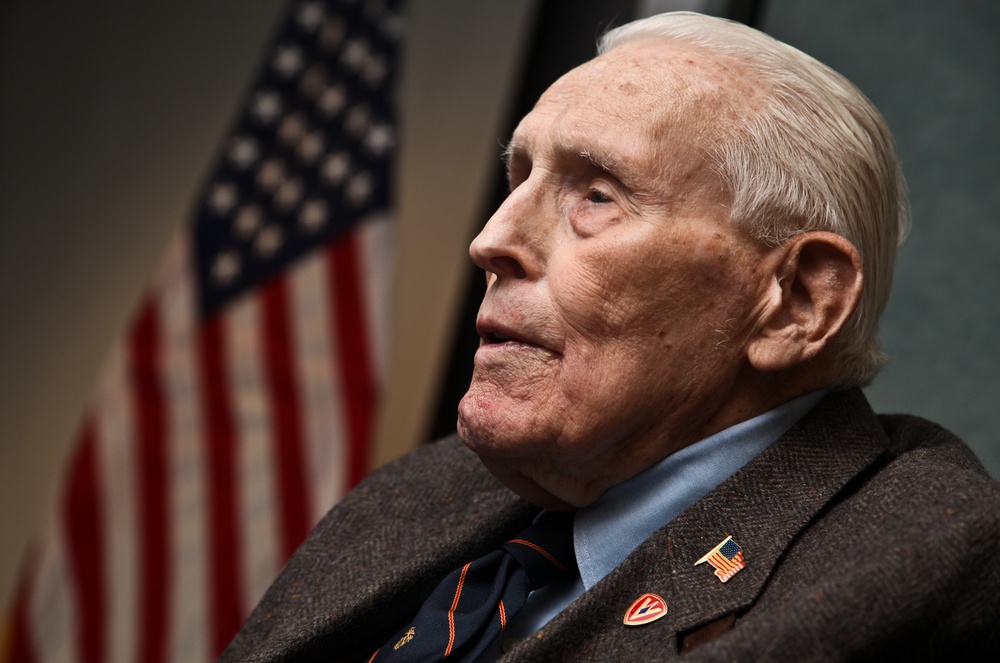 Retired US Marine Maj. Norm Hatch visit to 55th Signal Company