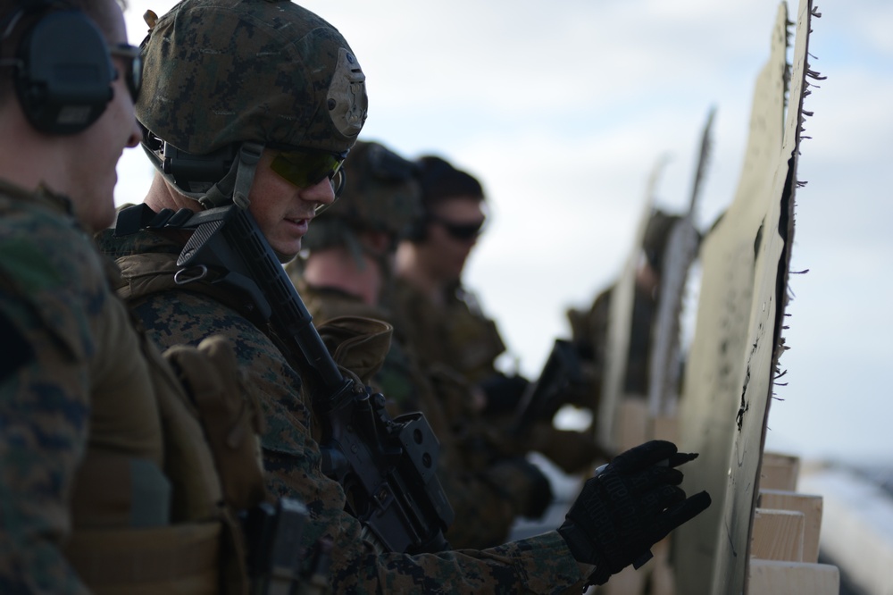22nd Marine Expeditionary Unit live-fire exercise