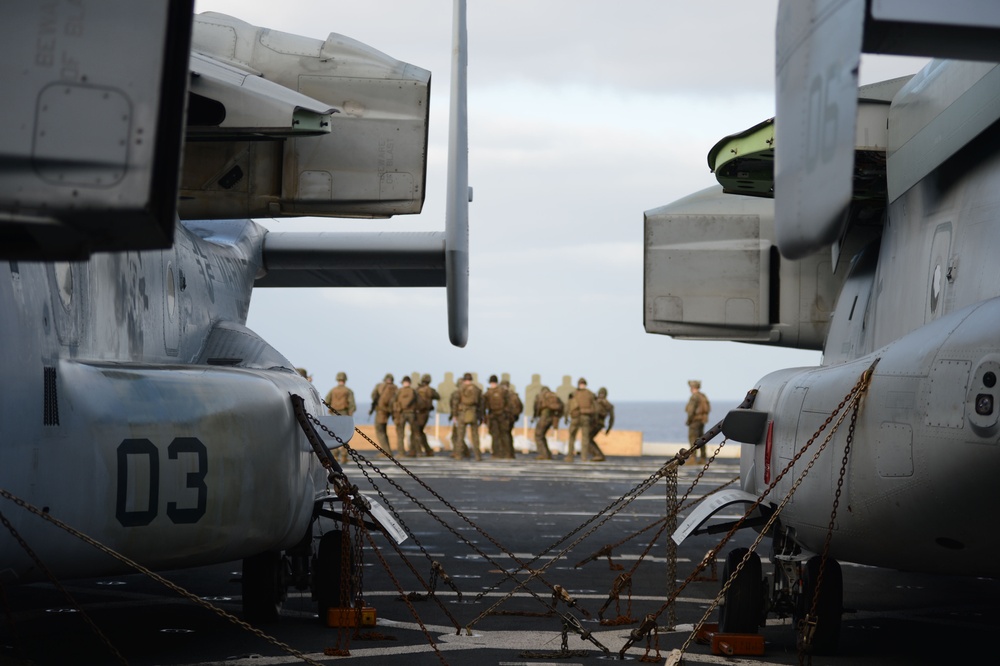 22nd Marine Expeditionary Unit live-fire exercise