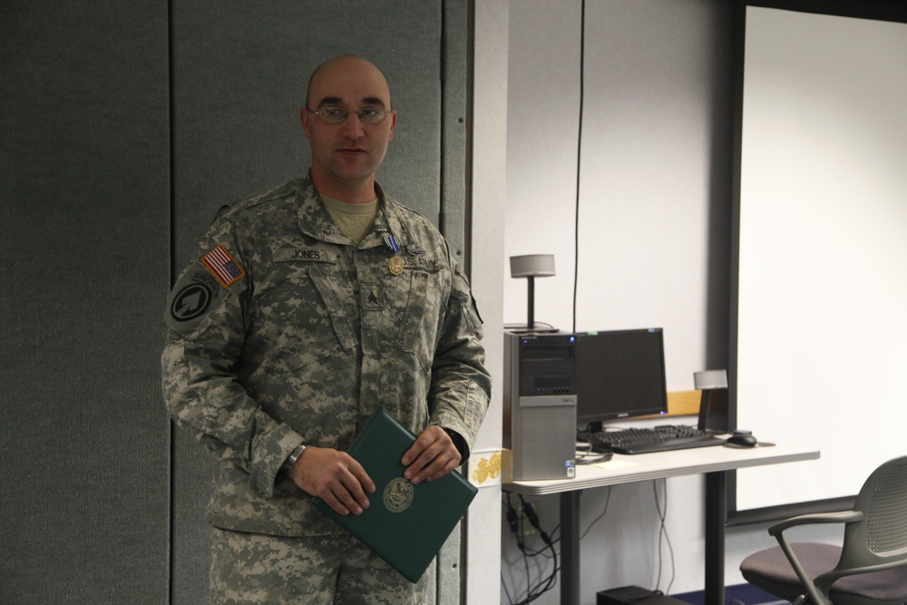 Sgt. Jones Award Ceremony