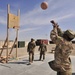 Basketball with the 1st Sgt. of the Transportation Company