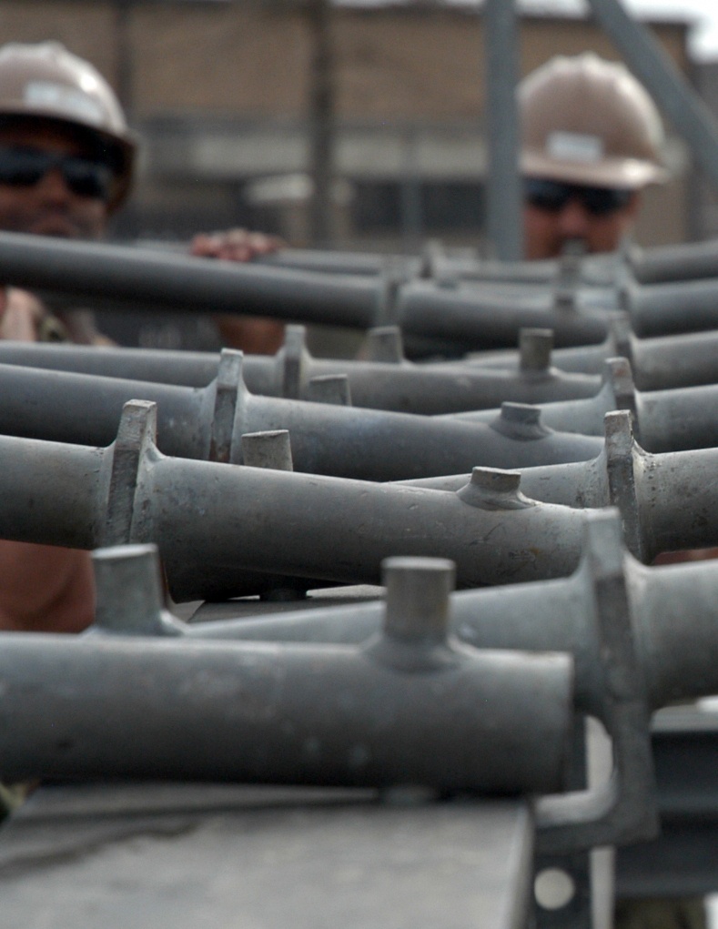 NMCB-25 Trains in Bridge Construction
