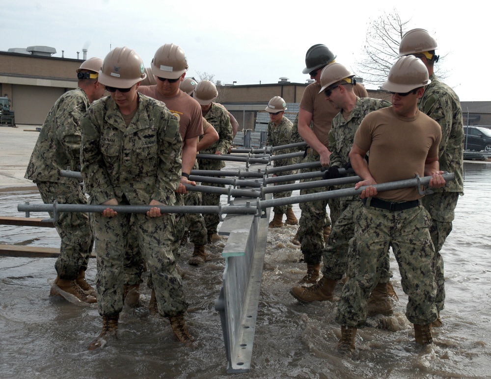 NMCB-25 Trains in Bridge Construction