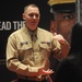 Marines answer questions at CIAA career expo