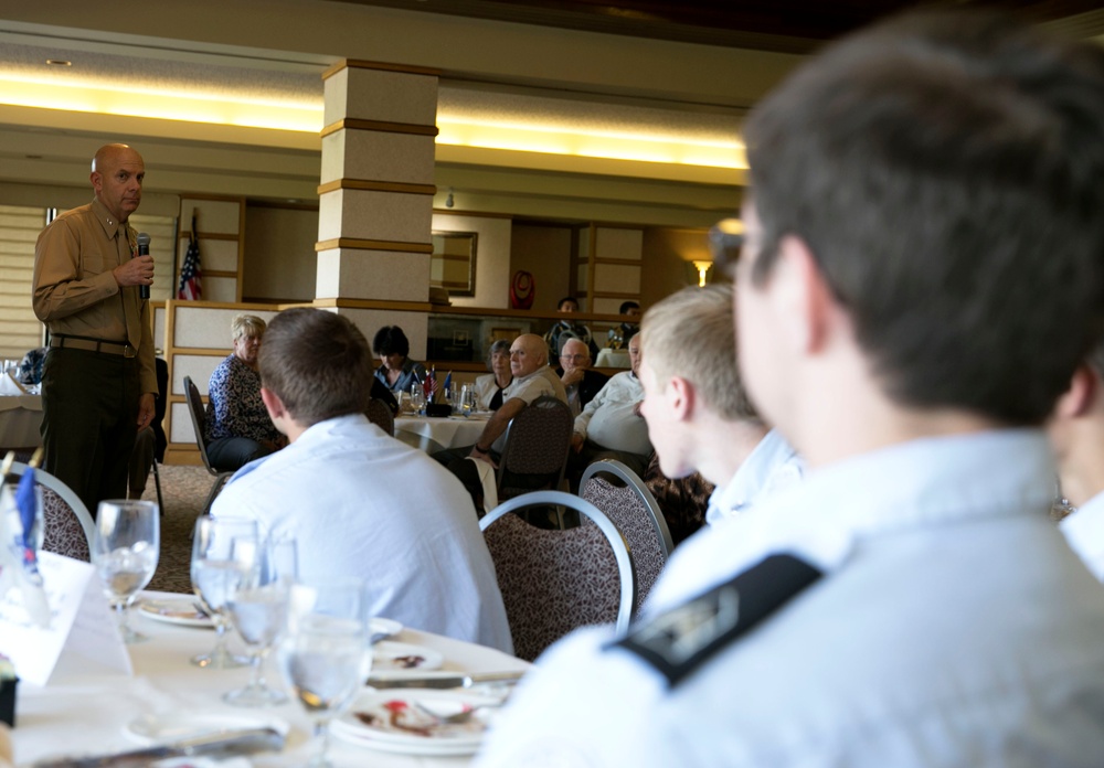 MOAA luncheon hosts Combat Center commanding general