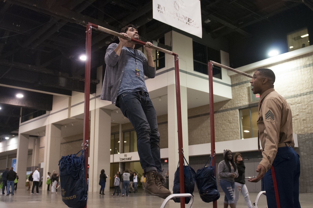 Marines speak to CIAA fans