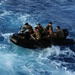 31st MEU Marines maneuver in Combat Raiding Rubber Craft