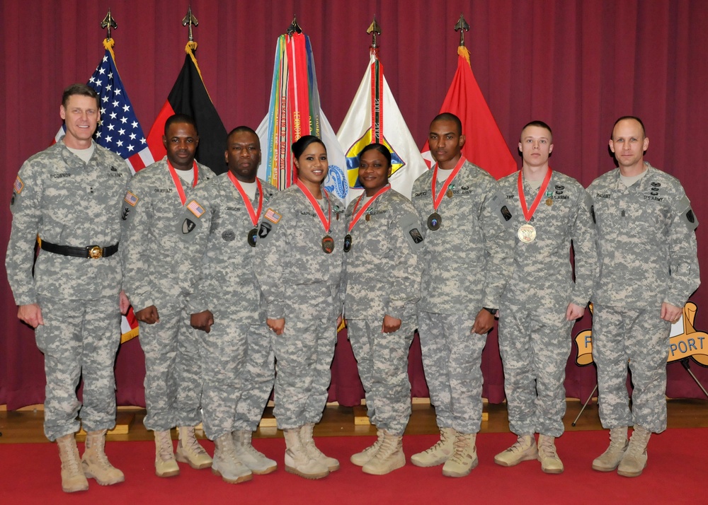 21st TSC recognizes new Sergeant Morales Club members