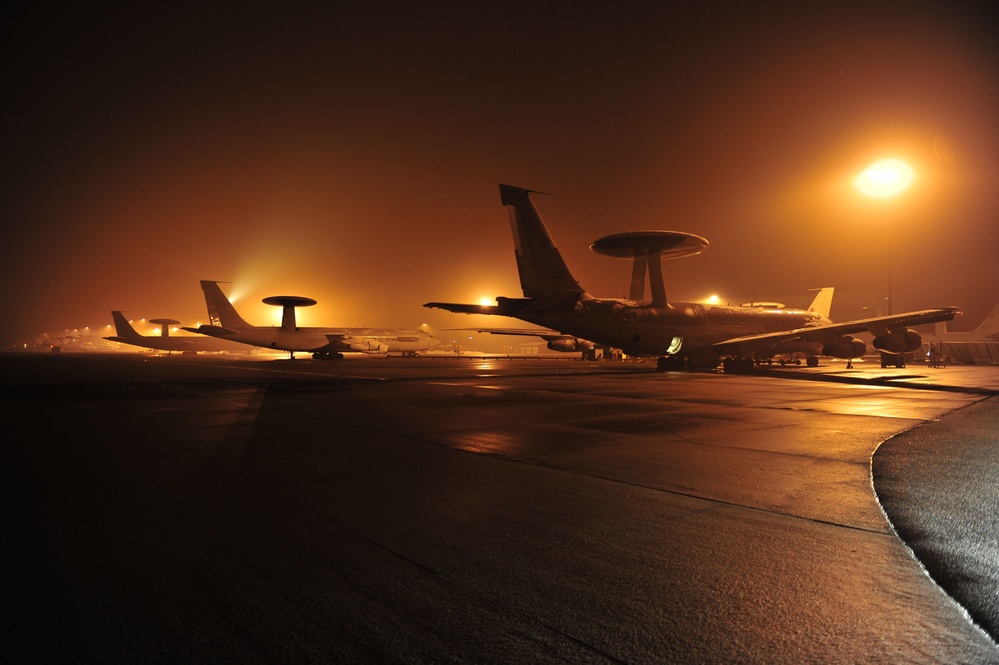 E-3As on the ramp