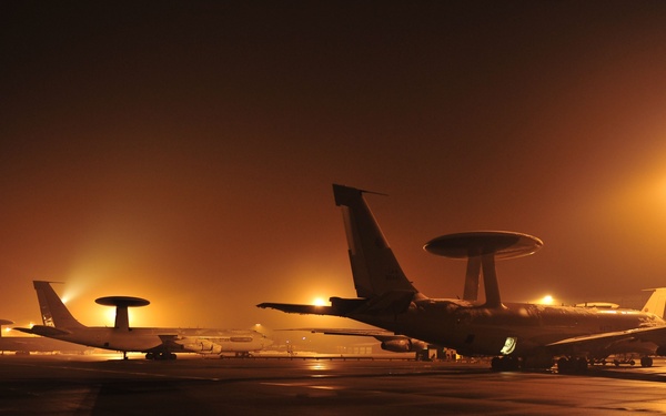 E-3As on the ramp