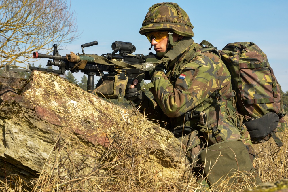 EU Battlegroup 'Rampant Lion' exercise in Grafenwoehr, Germany