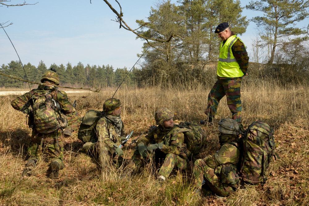 EU Battlegroup 'Rampant Lion' exercise in Grafenwoehr, Germany