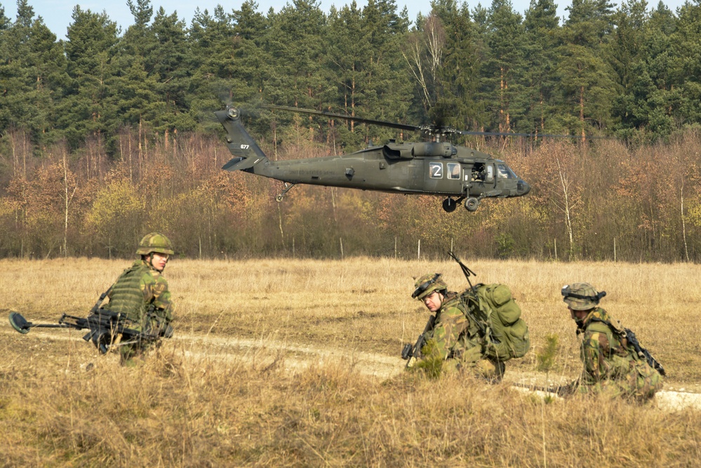 EU Battlegroup 'Rampant Lion' exercise in Grafenwoehr, Germany