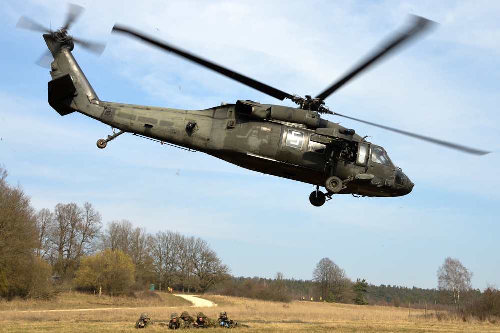 EU Battlegroup 'Rampant Lion' exercise in Grafenwoehr, Germany