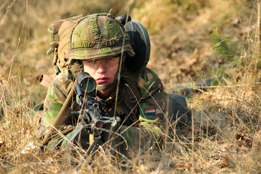 EU Battlegroup 'Rampant Lion' exercise in Grafenwoehr, Germany