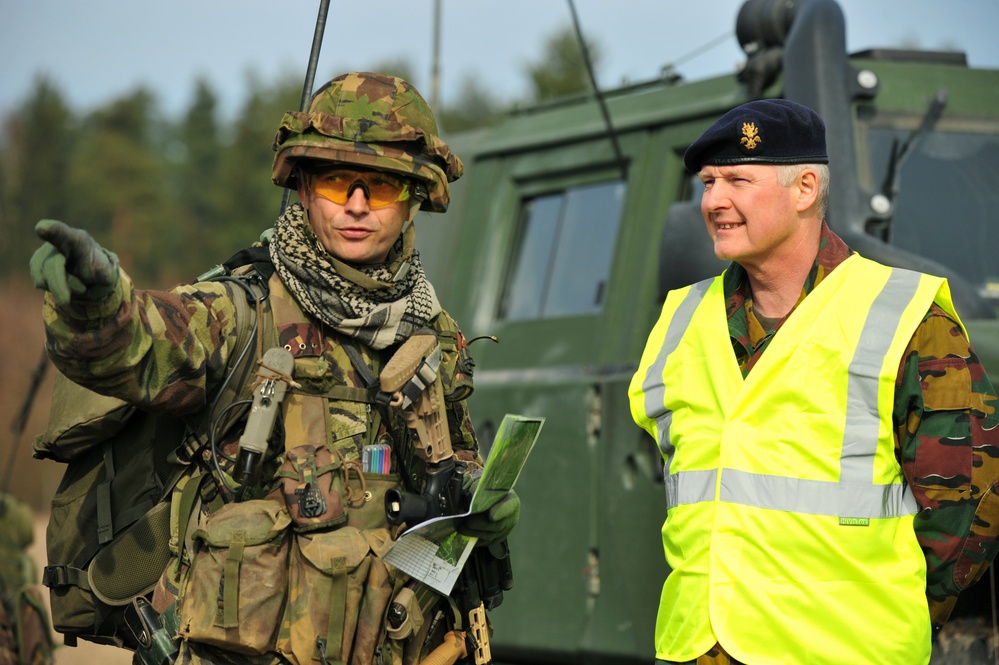 EU Battlegroup 'Rampant Lion' exercise in Grafenwoehr, Germany