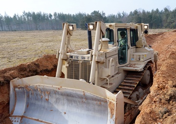 15th Engineer Battalion, 18th Engineer Brigade training exercise, Grafenwoehr, Germany
