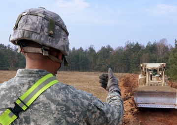 15th Engineer Battalion, 18th Engineer Brigade training exercise, Grafenwoehr, Germany