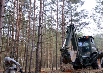 15th Engineer Battalion, 18th Engineer Brigade training exercise, Grafenwoehr, Germany