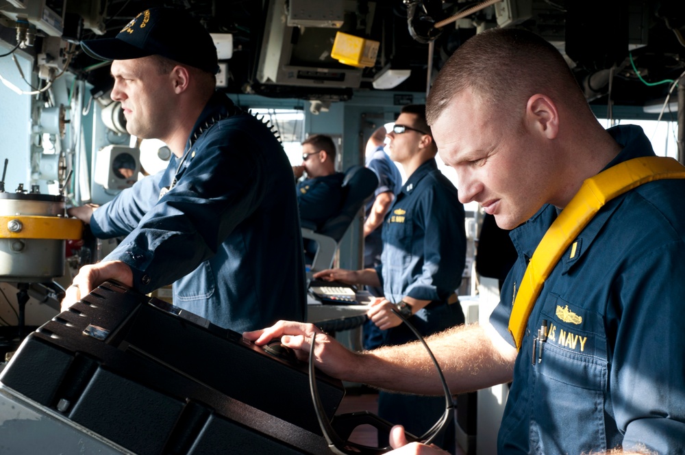 USS Gettysburg operations