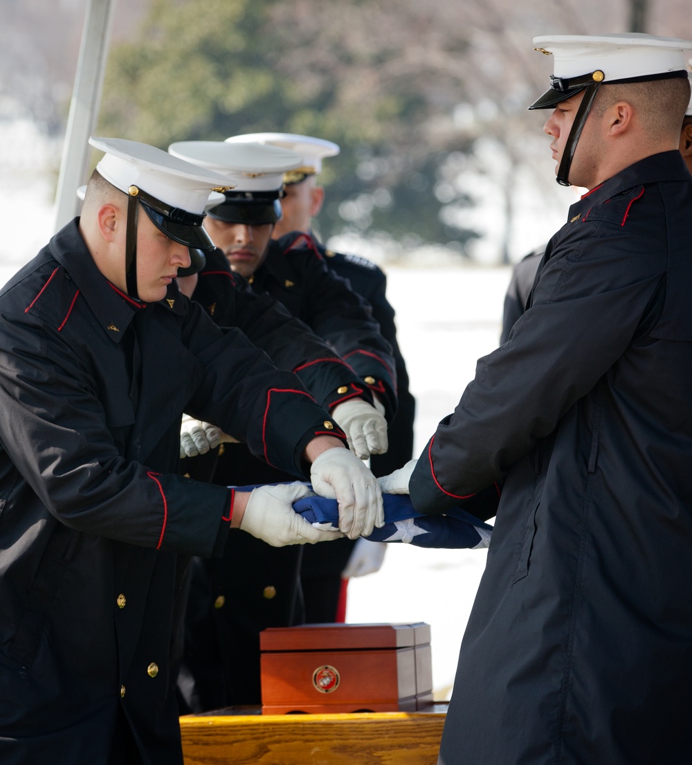 Funeral service for retired Col. Charles Waterhouse