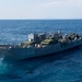 Landing Craft Utility 1666 departs USS Denver