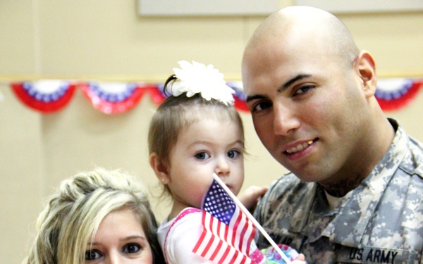 Texas National Guard Engineers say farewell to loved ones