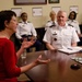 Linda Talley meets with AGR officers, NCOs