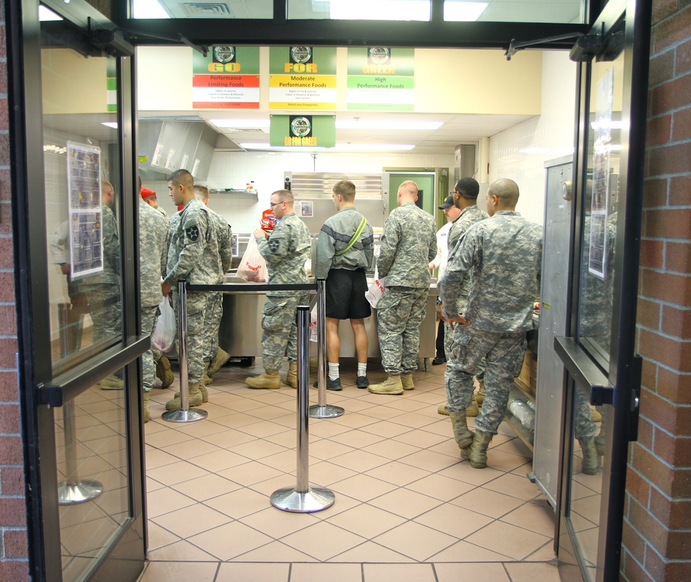 Grab and Go at Cannon and Castle Dining Facility